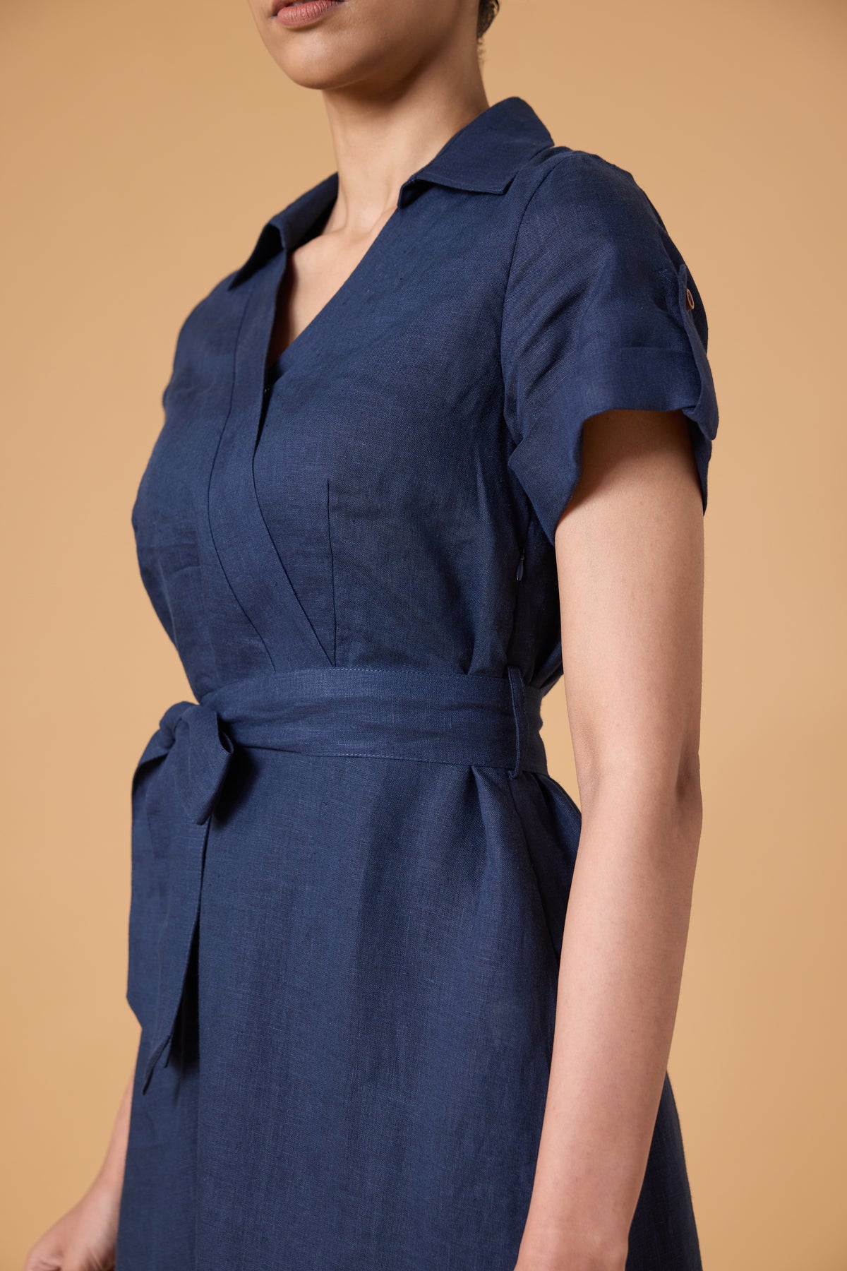 Quiet Structure Dress - Ink Navy
