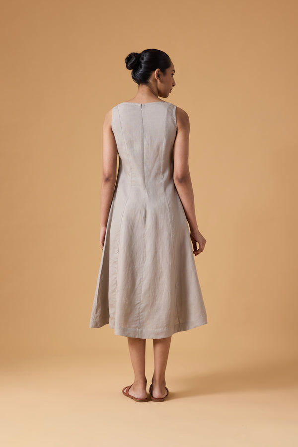 Horizon Line Dress - Sandstone