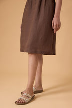 Quiet Shape Dress - Cocoa Earth