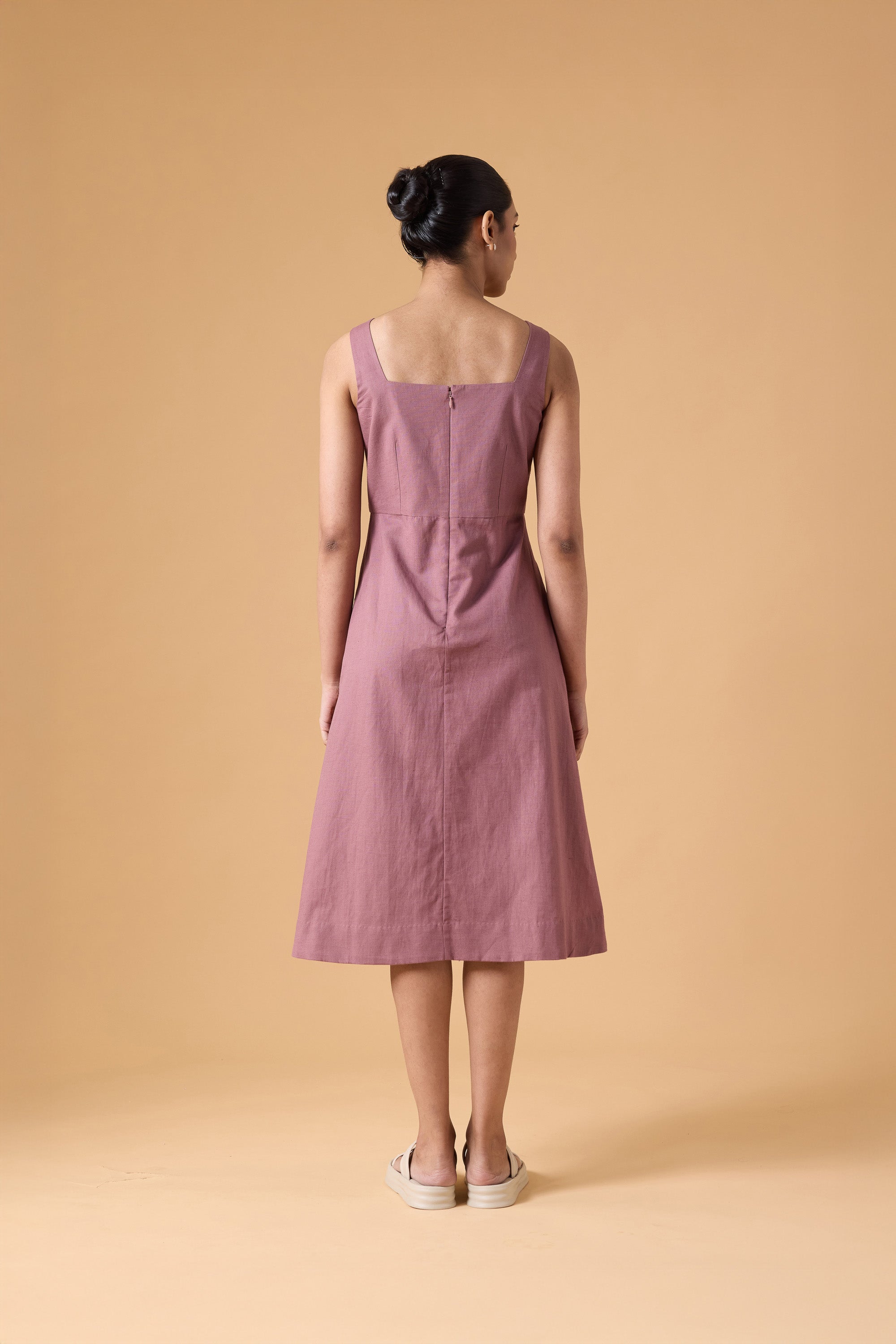 Linear Form Dress – Dust Mauve