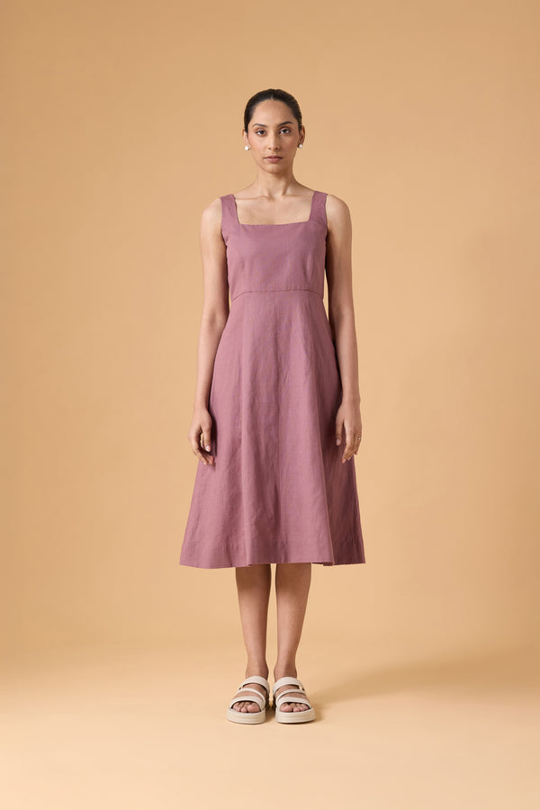 Linear Form Dress – Dust Mauve