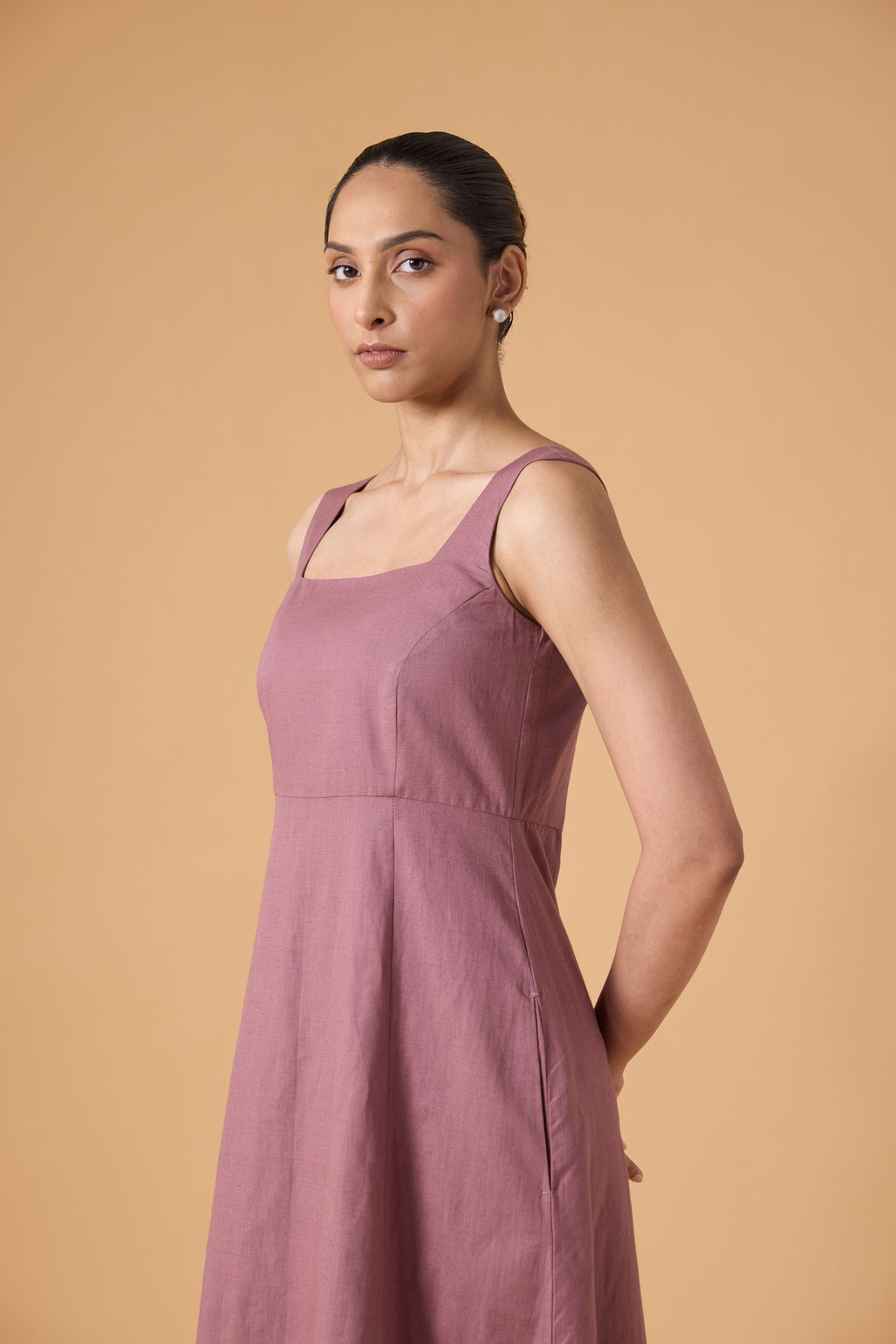 Linear Form Dress – Dust Mauve