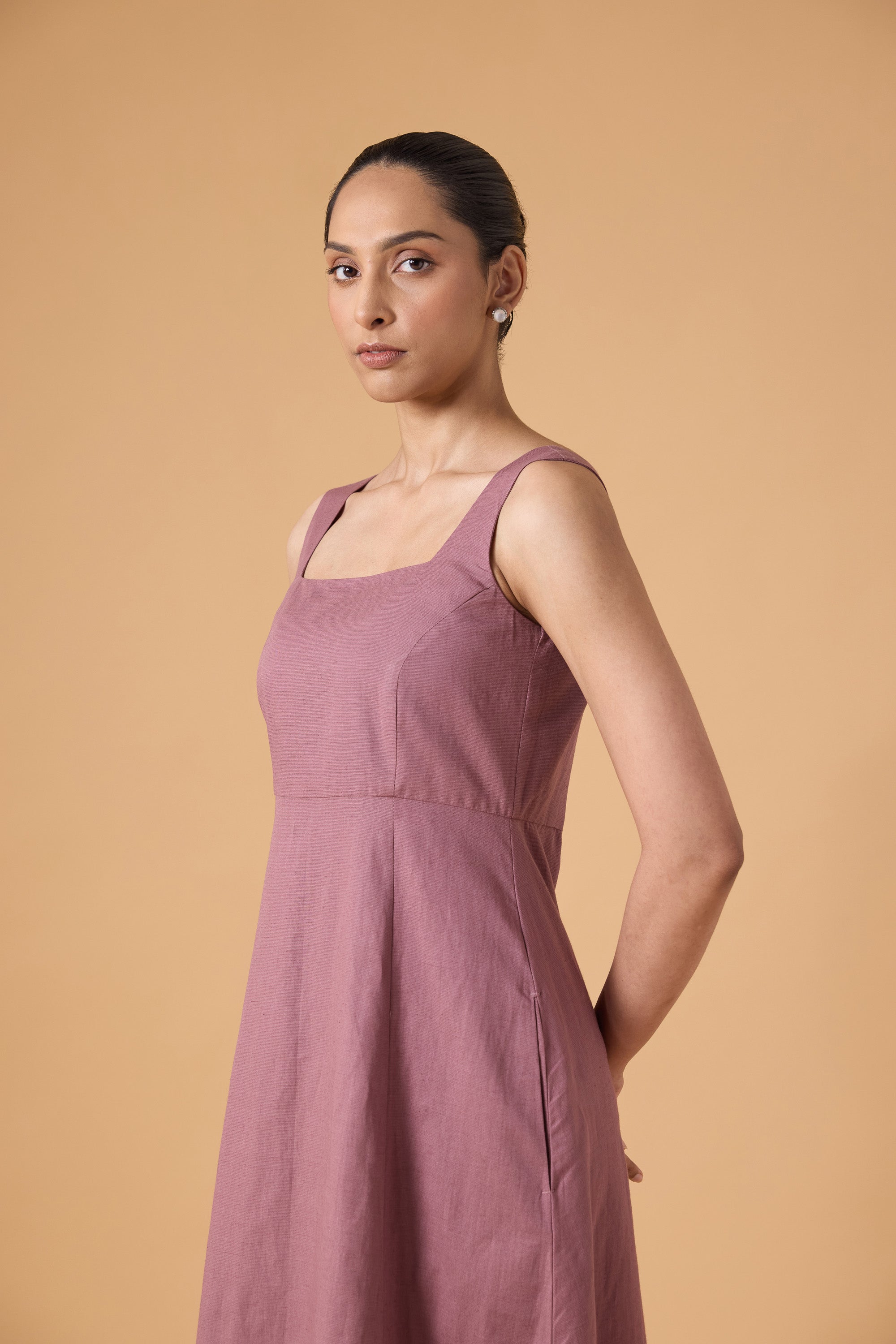 Linear Form Dress – Dust Mauve