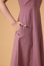 Linear Form Dress – Dust Mauve