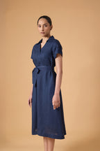 Quiet Structure Dress - Ink Navy
