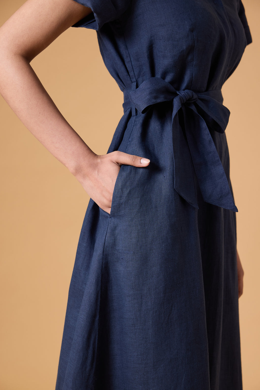 Quiet Structure Dress - Ink Navy