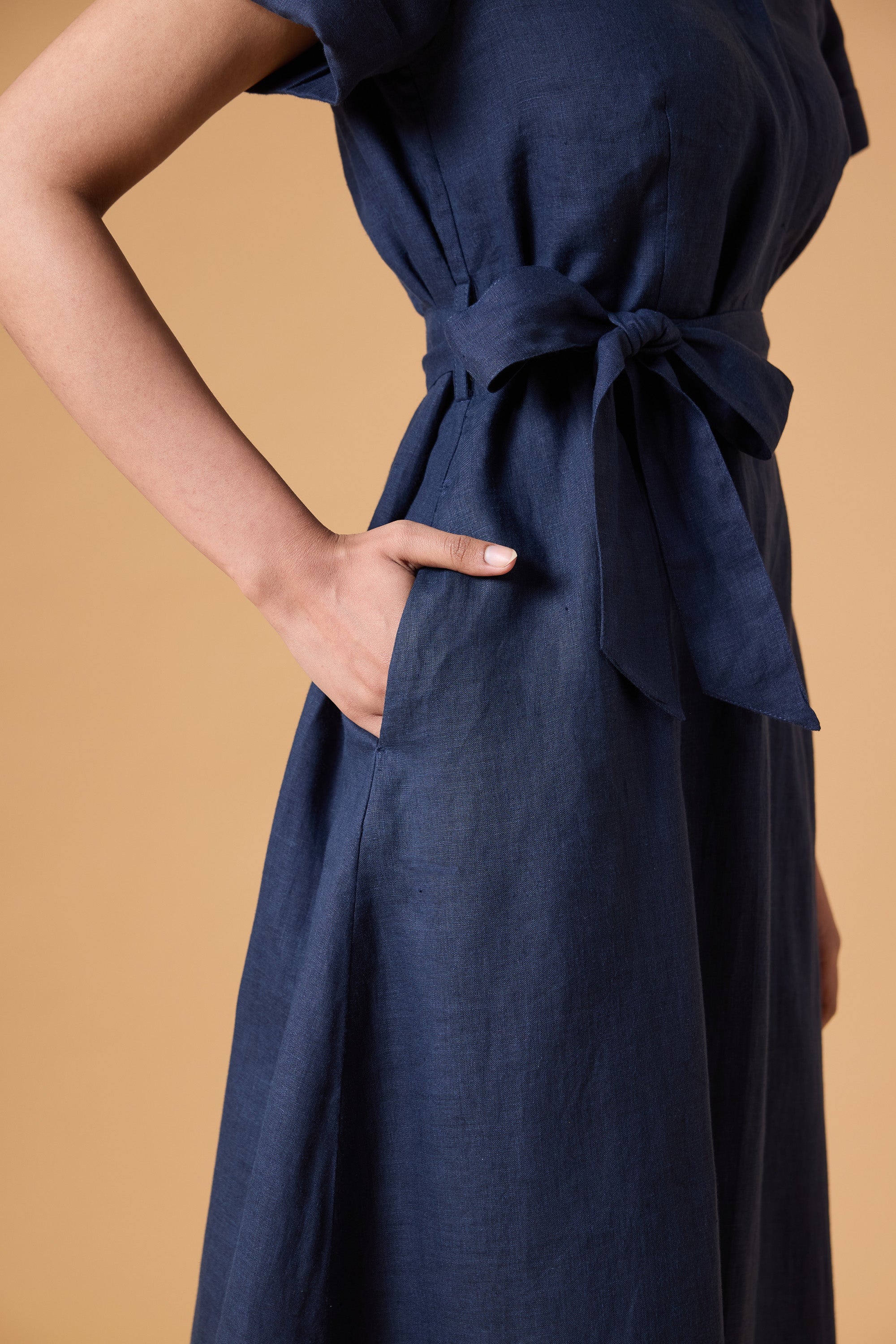 Quiet Structure Dress - Ink Navy