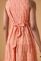 Quiet Motion Dress - Clay Coral