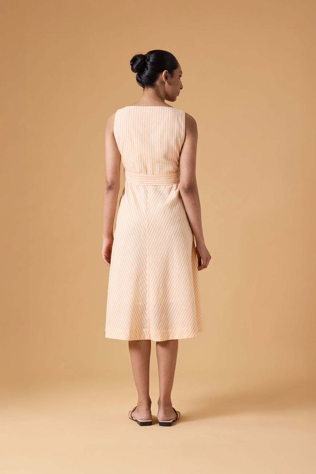 Tide Line Dress - Apricot Mist