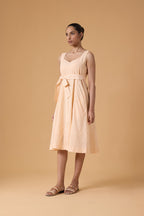 Tide Line Dress - Apricot Mist