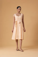 Tide Line Dress - Apricot Mist