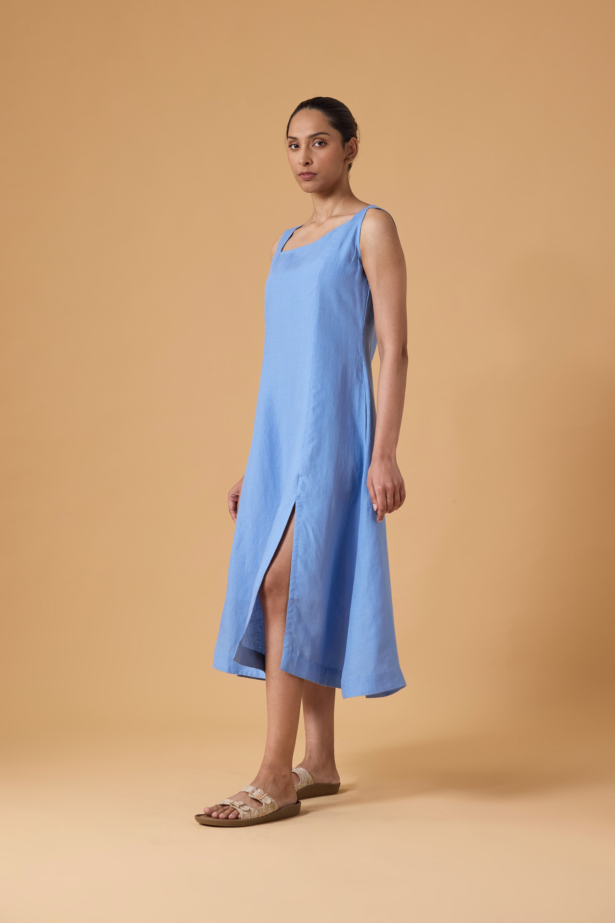 Horizon Line Dress - Blue Haze