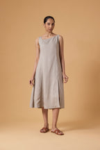 Horizon Line Linen Dress